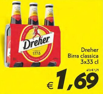 Iper Super Conveniente Dreher Birra classica 3x33 cl offerta