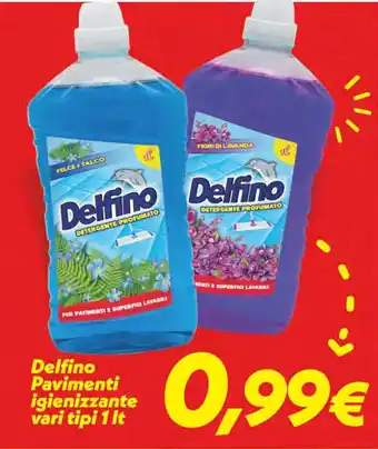 Iper Super Conveniente Delfino Pavimenti igienizzante vari tipi 1 lt offerta