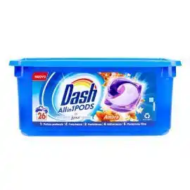 Franzy's Dash detersivo lavatrice pods ambra 26 lavaggi offerta