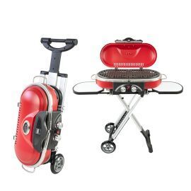 Barbecue a gas trolley coveri rosso