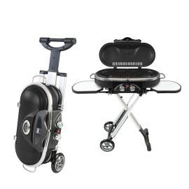 Franzy's Barbecue a gas trolley coveri nero offerta
