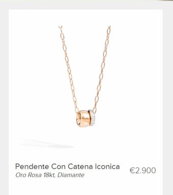 Pendente con catena iconica