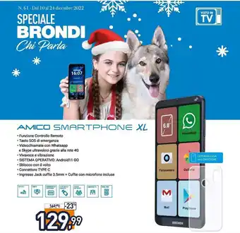 Unieuro Brondi Amico Smartphone XL offerta