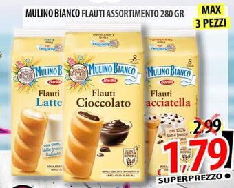 Il Genio Supermercato Mulino Bianco Flauti Assortimento 280 gr offerta