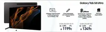 Unieuro Samsung Galaxy Tab S8 Ultra 12GB+256GB Wi-fi offerta