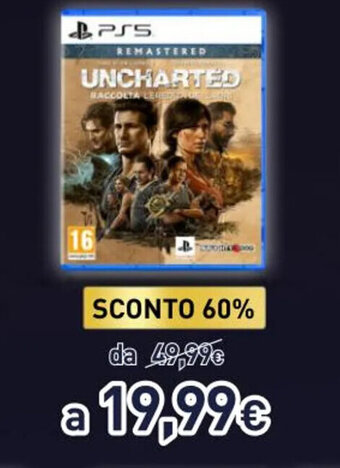 Unieuro PS5 Uncharted offerta