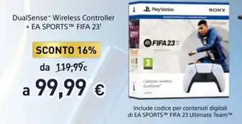 Unieuro Sony PlayStation Fifa 23 offerta