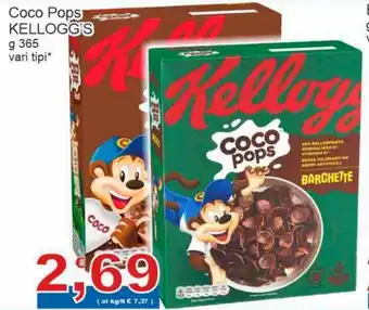 Sidis Kellogg's Coco Pops g 365 vari tipi offerta