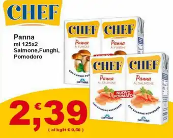 Sidis Chef Panna ml 125x2 Salmone, Funghi, Pomodoro offerta