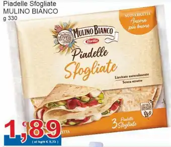 Sidis Mulino Bianco Piadelle Sfogliate g 330 offerta