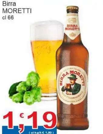 Sidis Moretti Birra cl 66 offerta