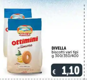 Deco Superstore Divella biscotti vari tipi 300 g / 350 / 400 offerta
