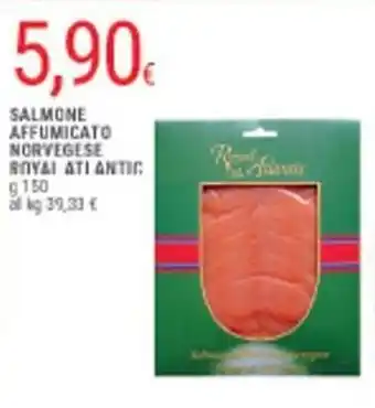 Doro Supermercati Royal Atlantic Salmone Affumicato Norvegese g 150 offerta