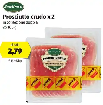 ALDI Prosciutto Crudo x 2 2x 100g offerta
