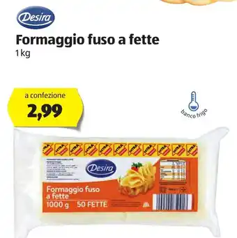 ALDI Formaggio fuso a fette 1kg offerta