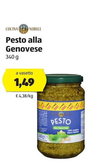 ALDI Pesto alla Genovese 340g offerta