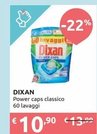 Smoll Power caps classico 60 lavaggi dixan offerta