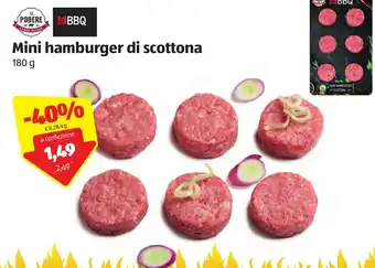 ALDI Mini Hamburger di scottona 180g offerta