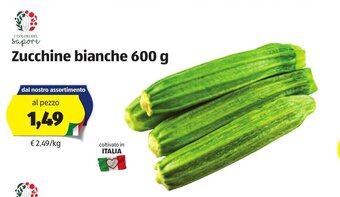 ALDI Zucchine bianche 600g offerta