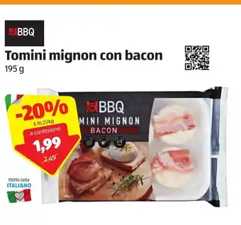 ALDI Tomini mignon con bacon 195g offerta
