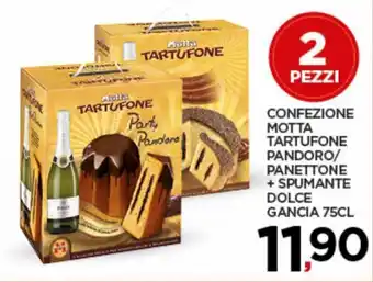 Confezione Motta Tartufone Pandoro/Panettone + Spumante Dolce Gancia 75cl