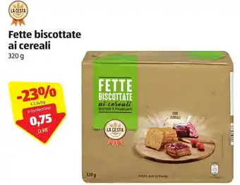 ALDI Fette biscottate ai cereali 320g offerta