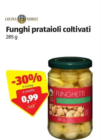 ALDI Funghi prataioli coltivati 285g offerta