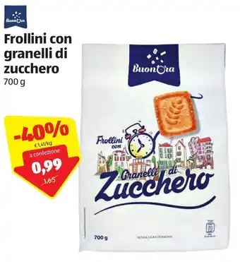 ALDI Frollini con granelli di zucchero 700g offerta