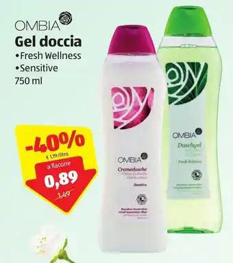 ALDI Ombia Gel doccia 750ml offerta