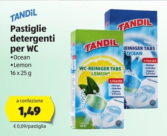 Tandil Pastiglie detergenti per WC 16 x 25g