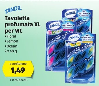 ALDI Tandil Tavoletta profumata XL per WC offerta