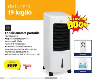 ALDI Condizionatore portatile offerta