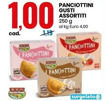 Eurospin Tre Mulini I Panciottini A Funghi E Mozzarella 250 G(ml) offerta