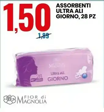 Eurospin Assorbenti Ultra Ali Giorno offerta