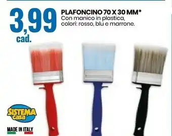 Plafoncino 70 X 30 MM