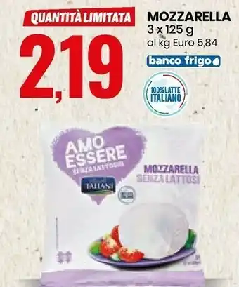 Eurospin Pascoli Italiani Mozzarella 125 G(ml) offerta