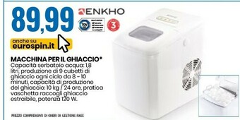 Eurospin Macchina Per Il Ghiaccio offerta