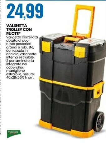 Eurospin Valigetta Trolley Con Ruote offerta