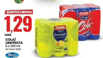 Eurospin Blues - Limonata Lattina 330 G(ml) offerta