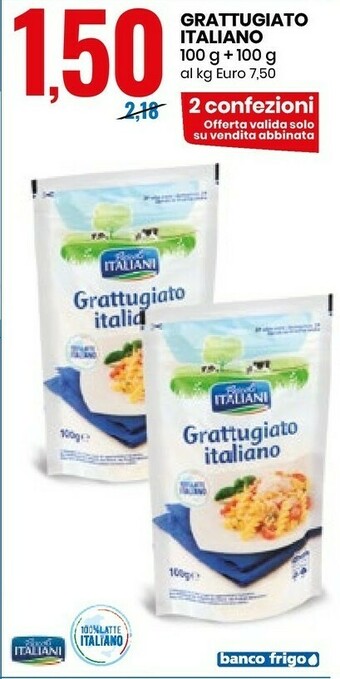 Eurospin Pascoli Italiani Grattugiato Italiano 100 G(ml) offerta