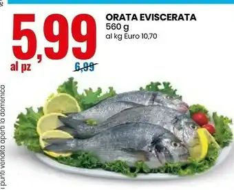 Eurospin Orata Eviscerata