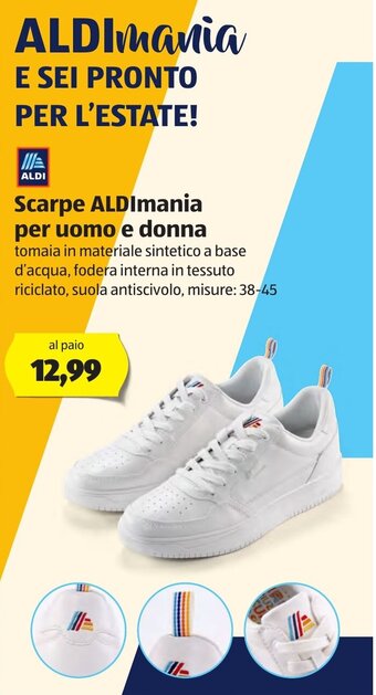 ALDI Scarpe Aldimania per uomo e donna offerta