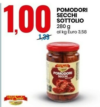 Delizia dal sole Pomodori Secchi Sottolio