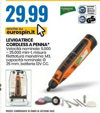 Levigatrice Cordless A Penna