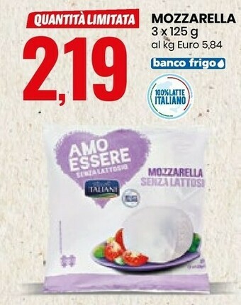 Eurospin Pascoli Italiani Mozzarella offerta