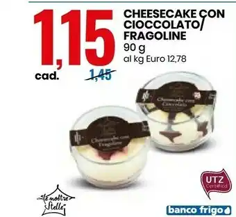Le Nostre Stelle Cheesecake Con Cioccolato/Fragoline