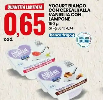 Yogurt Bianco Con Cereali