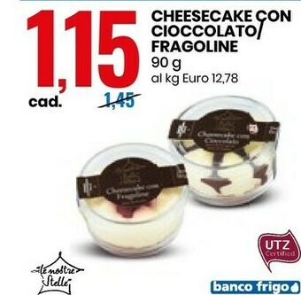 Eurospin Le Nostre Stelle Cheesecake Con Cioccolato offerta