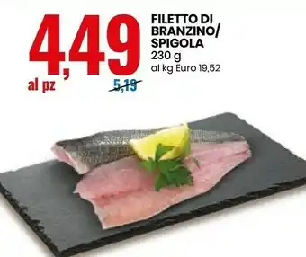 Eurospin Filetto Di Branzino offerta