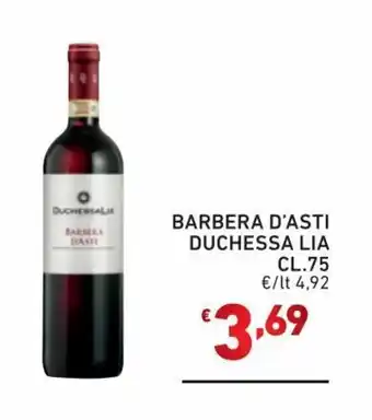 Duchessa Lia Barbera D'Asti 75 cl.